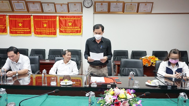 Đ/c Trần Văn Quang, Trưỏng Phòng Hành chính – Tổng hợp công bố các Quyết định bổ nhiệm.