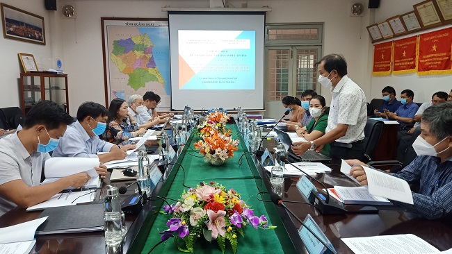 TS. Phan Văn Hiếu - Phó Giám đốc Sở KH&CN phát biểu tại buổi làm việc.