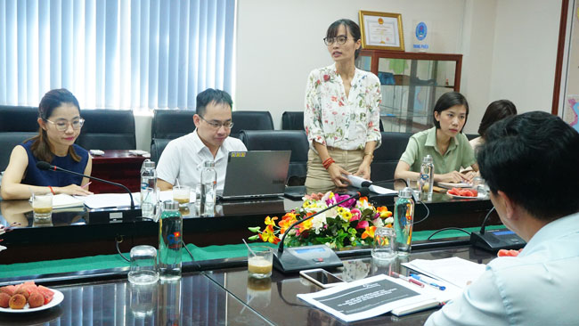 Bà Lê Hồng Minh – Thành viên Hội đồng quản lý Quỹ khởi nghiệp doanh nghiệp khoa học và công nghệ Việt Nam.