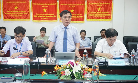 TS. BS Nguyễn Tấn Đức – Chủ tịch Hội đồng nghiệm thu nhiệm vụ.