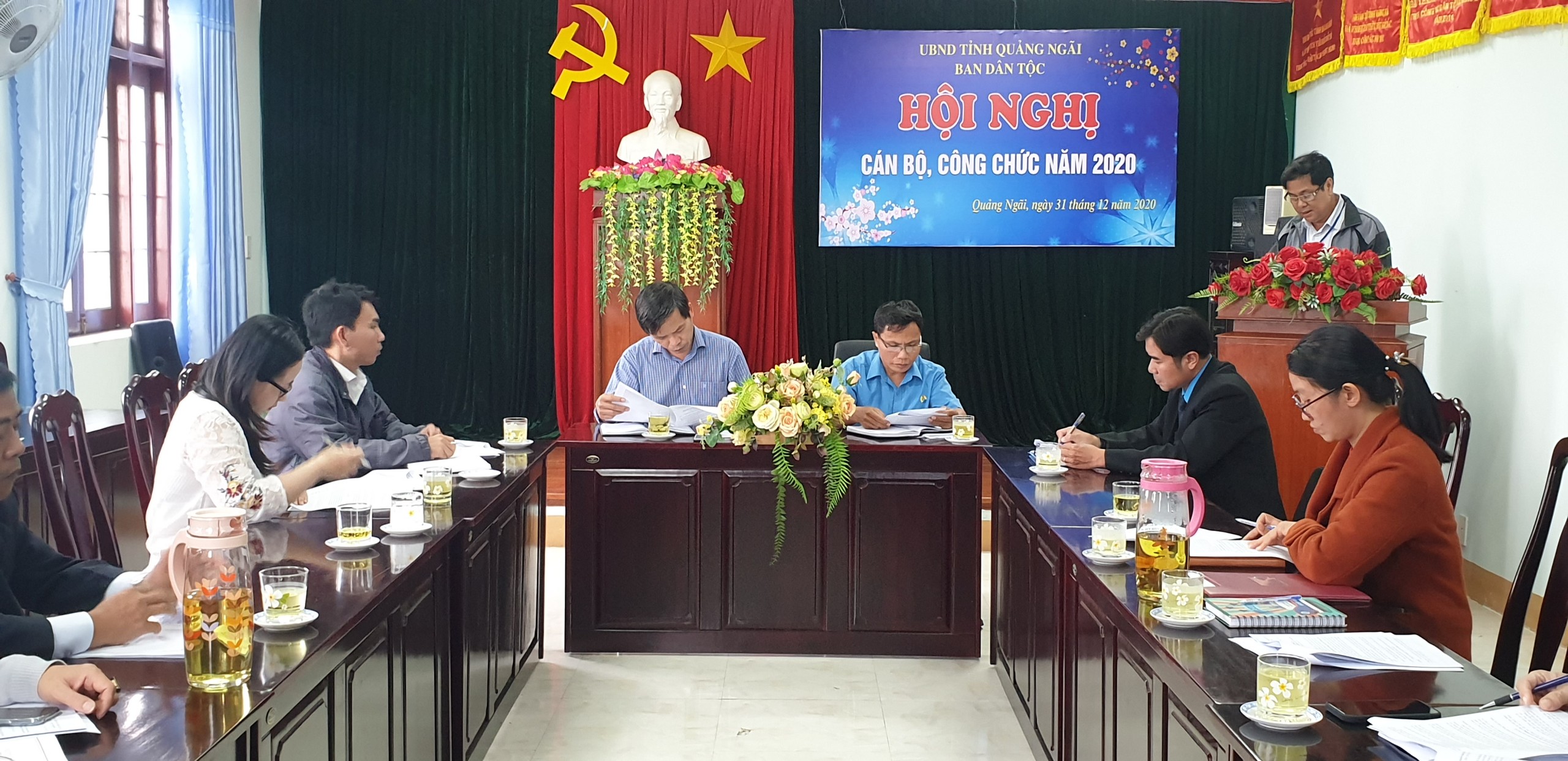 Ban Dân tộc tỉnh Quảng Ngãi tổ chức Hội nghị cán bộ, công chức và người lao động năm 2020