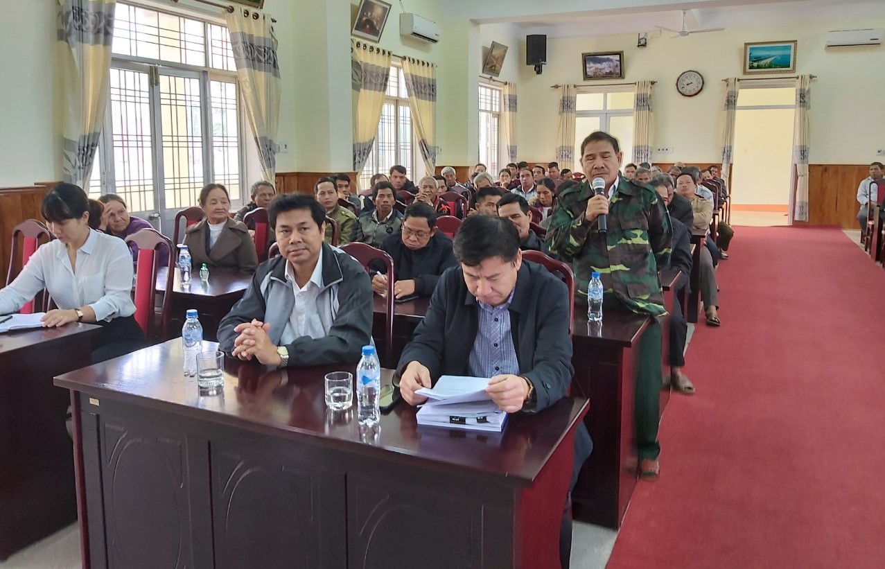 Lãnh đạo Ban Dân tộc tỉnh dự Hội nghị gặp mặt người có uy tín trong đồng bào dân tộc thiểu số (DTTS) nhân dịp tết Nguyên Đán Tân Sửu năm 2021 tại huyện Sơn Hà