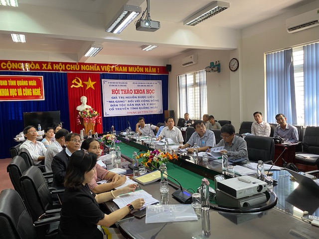 Quảng Ngãi: Hội thảo khoa học “Giá trị nguồn dược liệu Ma Gang đối với cộng đồng dân tộc và ngành y học cổ truyền tỉnh Quảng Ngãi”
