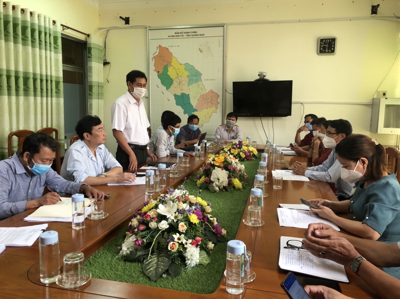 Đoàn Thanh tra Ban Dân tộc tỉnh công bố quyết định thanh tra tại huyện Sơn Tây