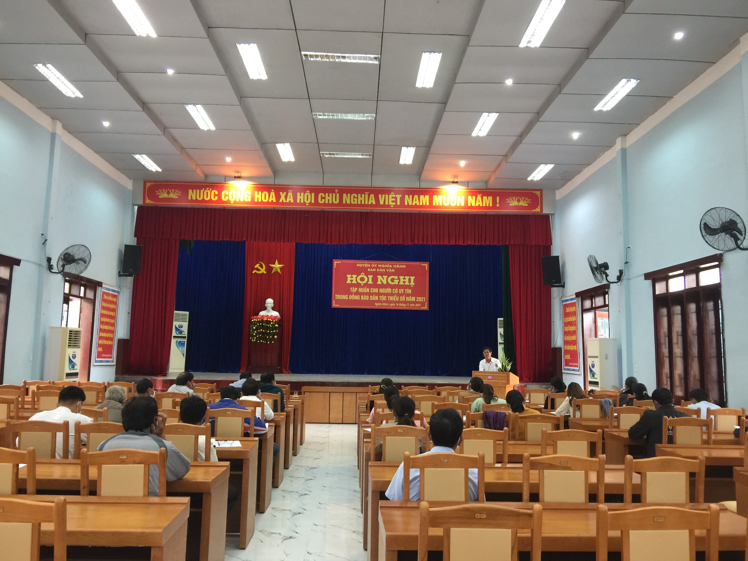 Huyện Nghĩa Hành tổ chức tập huấn cho người có uy tín trong đồng bào dân tộc thiểu số