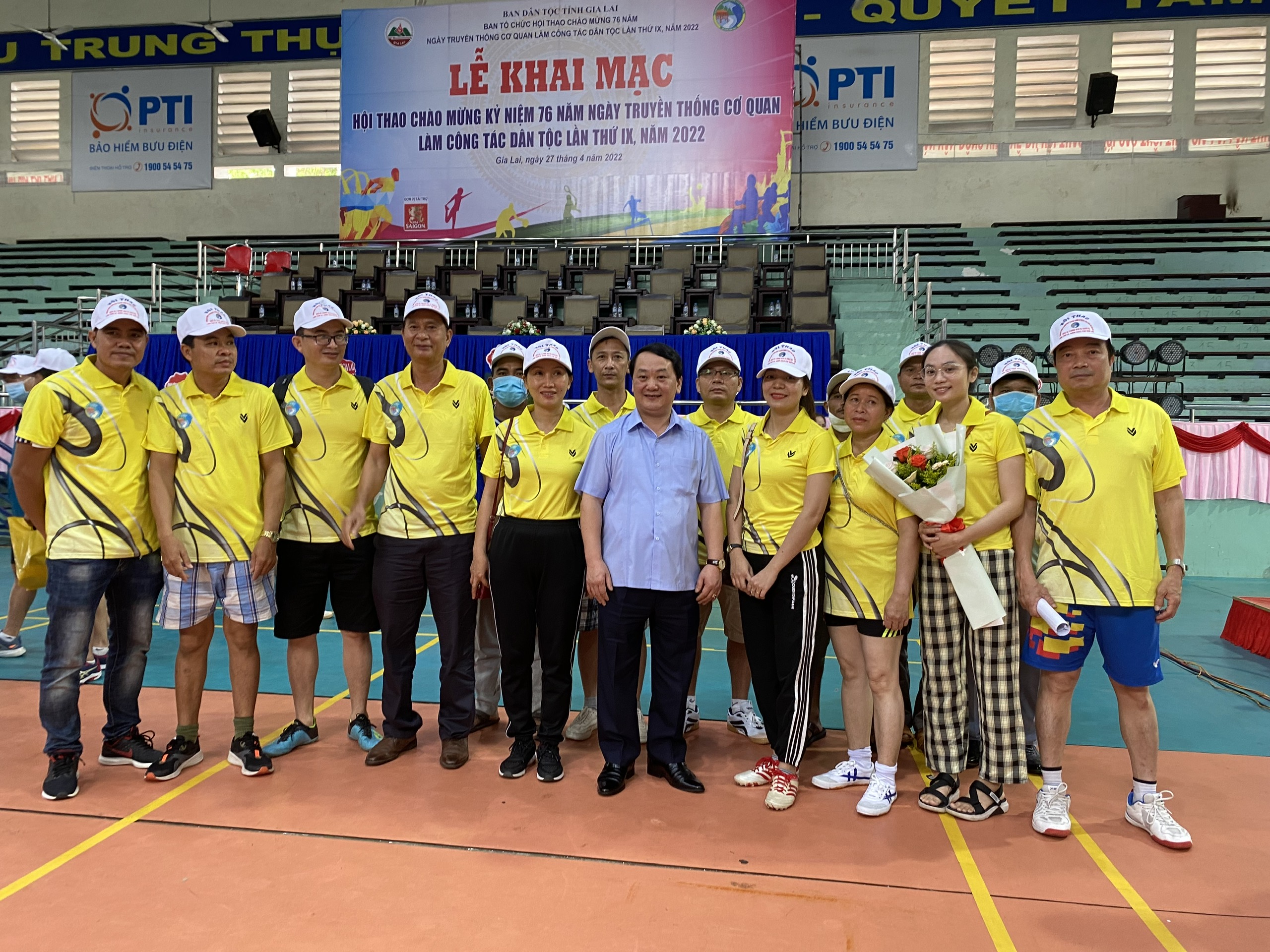 Ban Dân tộc tỉnh Quảng Ngãi tham gia Hội thao kỷ niệm 76 năm ngày thành lập cơ quan công tác dân tộc tại tỉnh Gia Lai