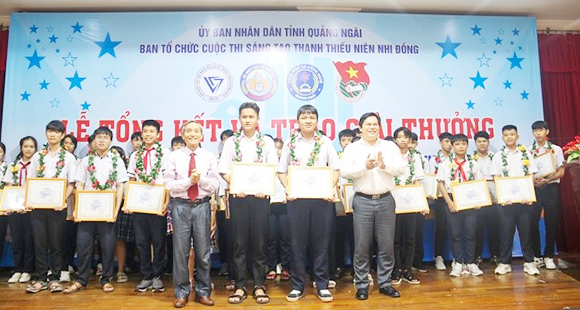 Tổng kết vầ trao giải thưởng Cuộc thi Sáng tạo Thanh Thiếu niên Nhi đồng tỉnh Quảng Ngãi lần thứ 7