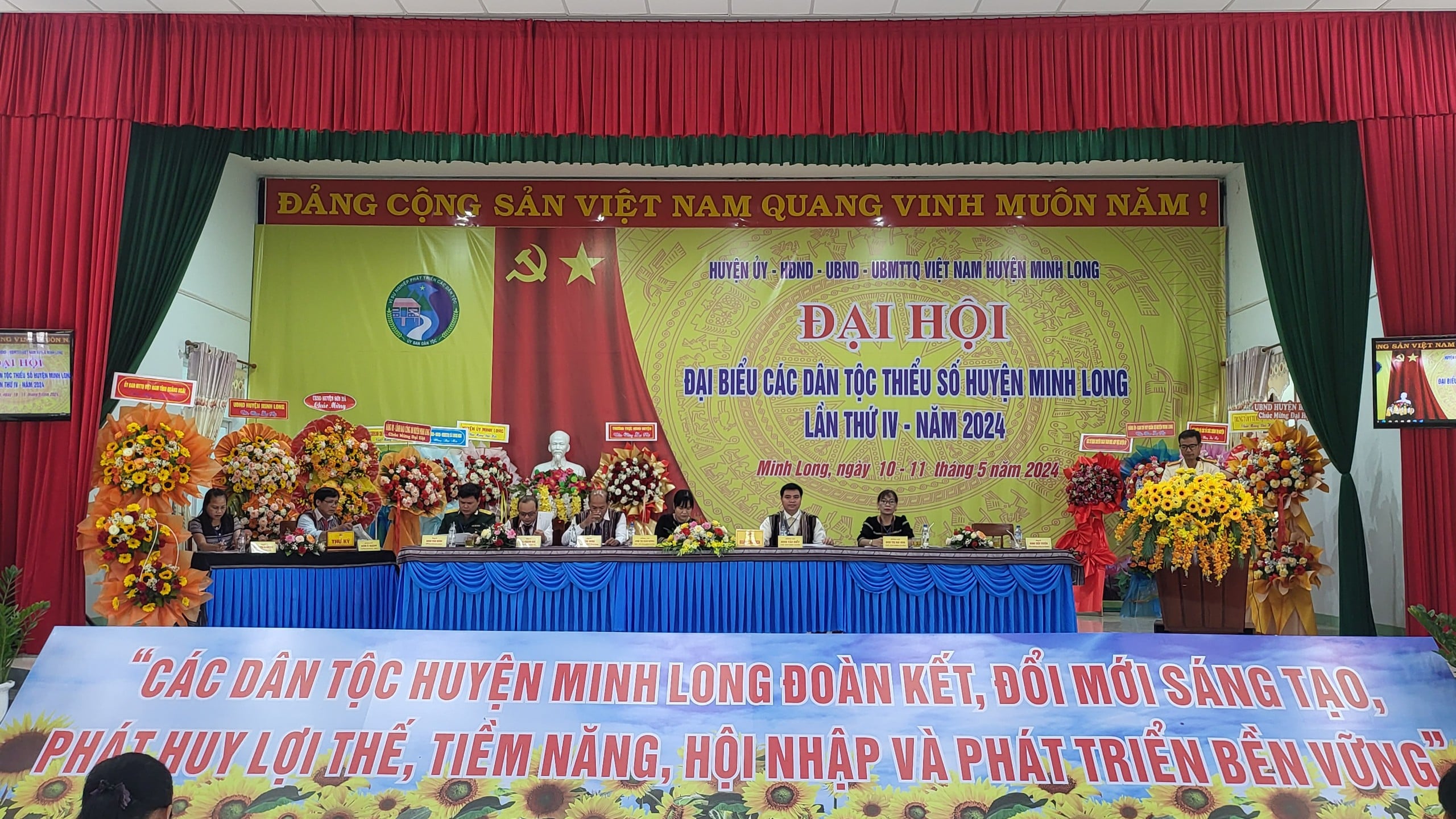 Huyện Minh Long tổ chức thành công Đại hội đại biểu các DTTS lần thứ IV - năm 2024
