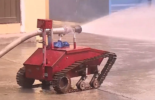 Chế tạo thành công robot cứu hỏa.