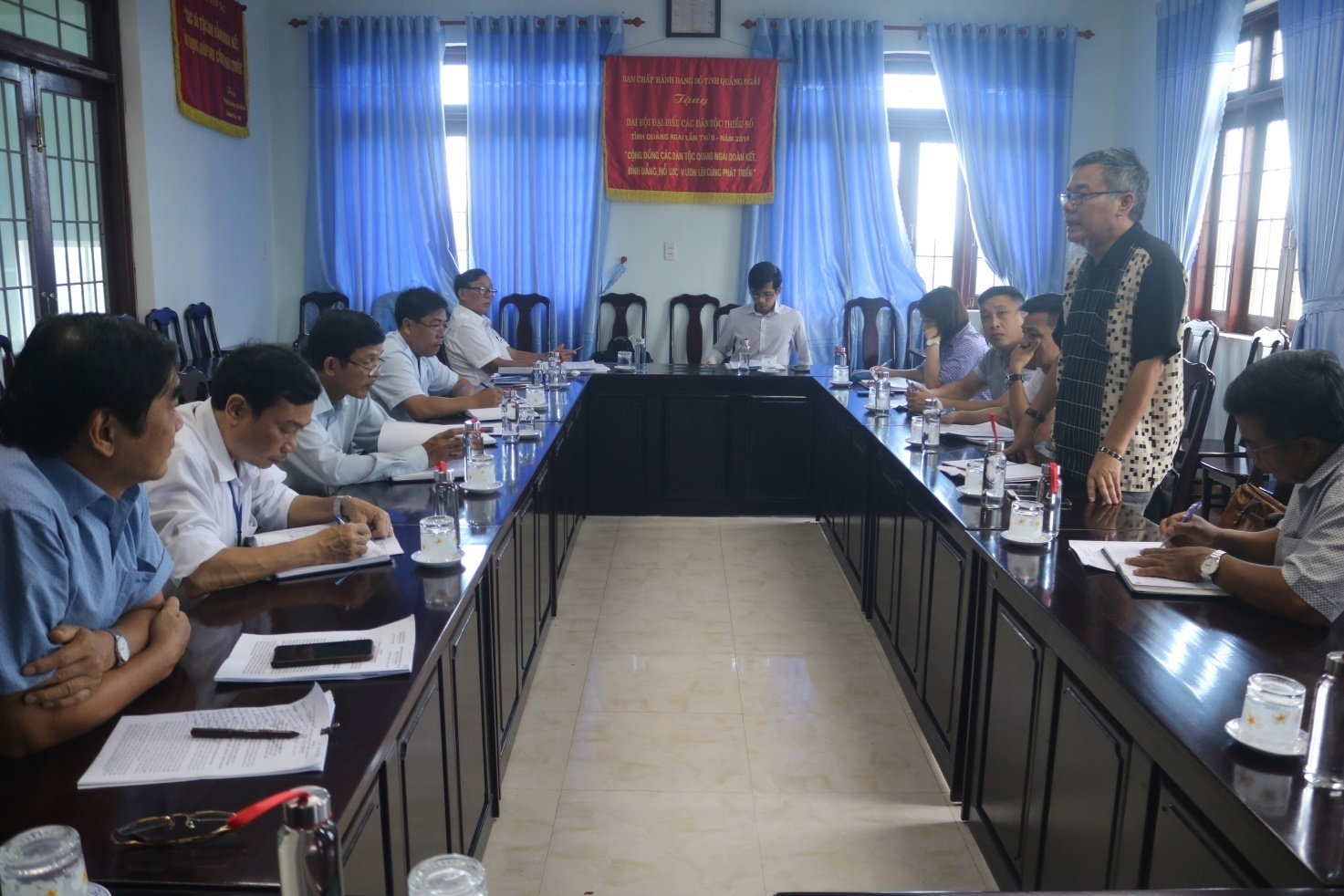 Đoàn công tác của Ủy ban Dân tộc làm việc với Ban Dân tộc tỉnh Quảng Ngãi để kiểm tra, đánh giá kết quả thực hiện Chương trình 135